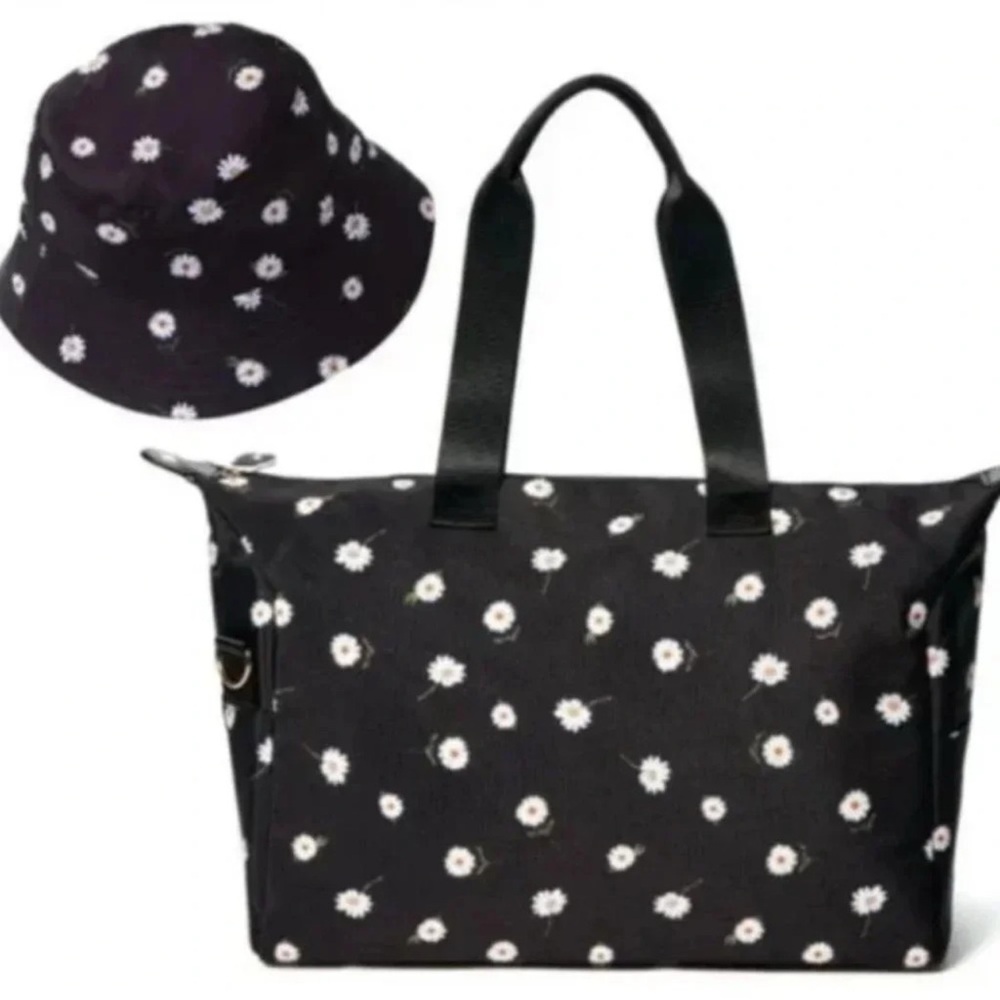 Alice + Olivia Daisy Duffle Bag & Bucket Hat